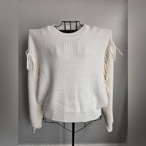 NWT Time and Tru Fringe Sweater